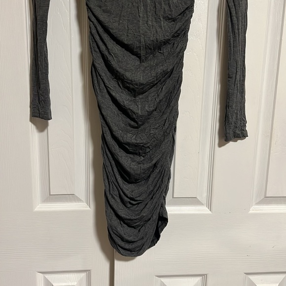 Club Monaco Knit Ruched Mini Dress - Picture 3 of 6